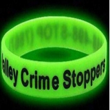 BC-Silicone wristband 56 glow in the black